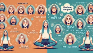 DALL·E Positive affirmations New age spirituality woman 